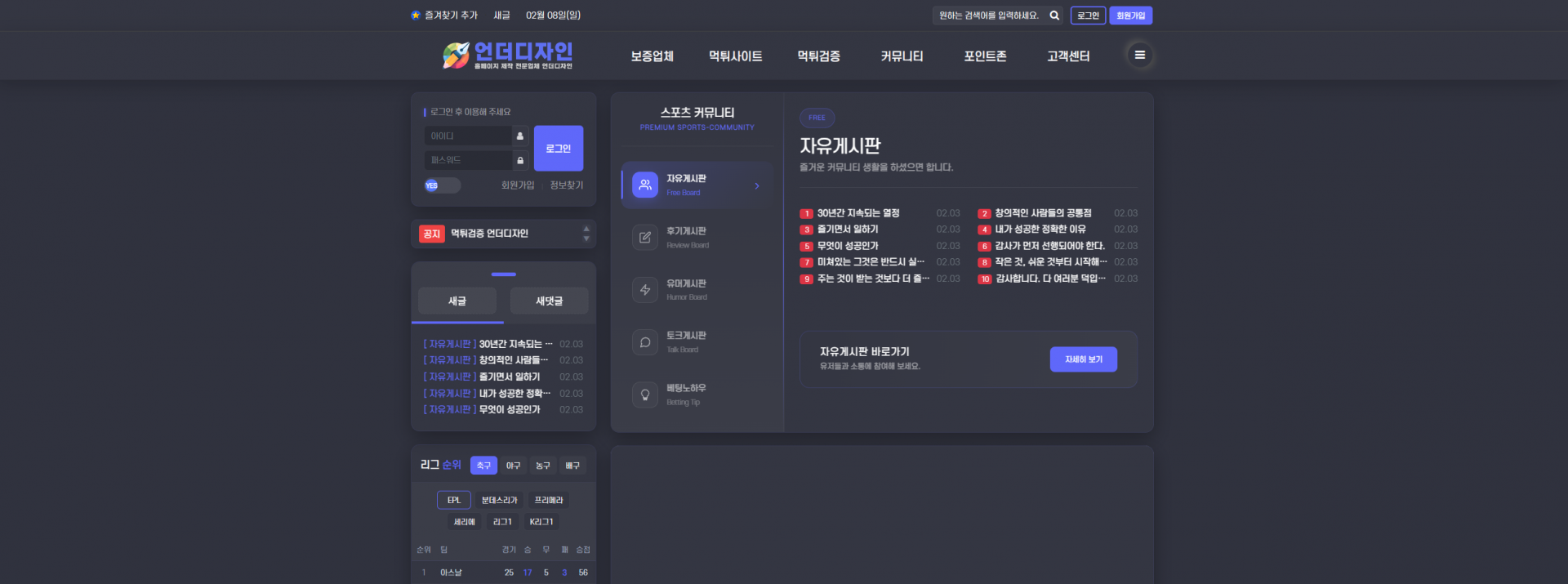 스포츠 커뮤니티